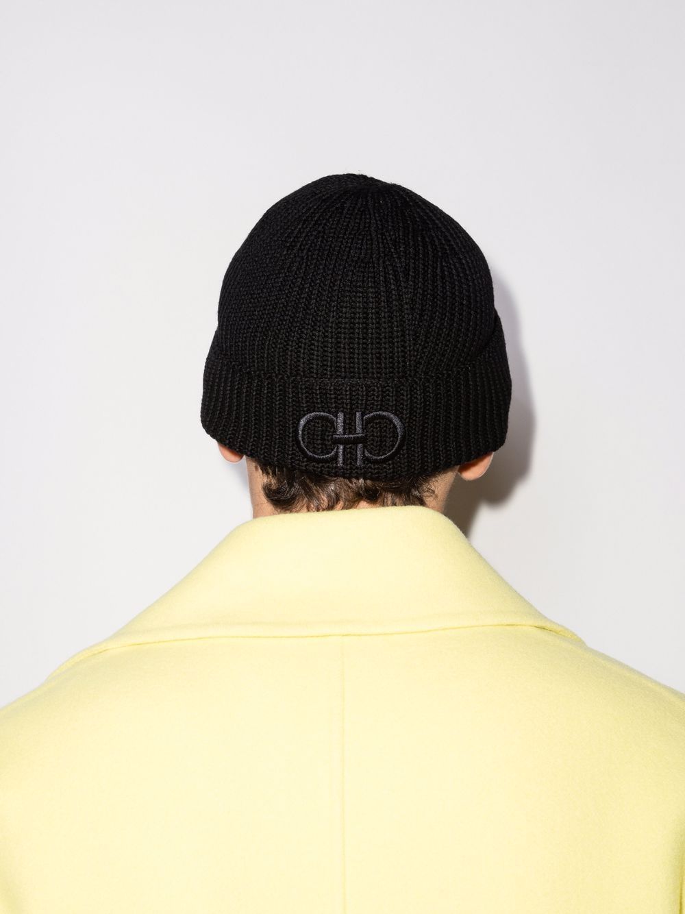 Ferragamo Gancini-logo wool beanie - Image 2