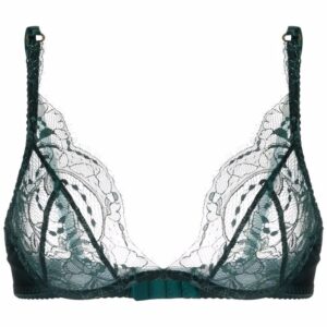 Fleur Of England Ela lace-trim plunge bra