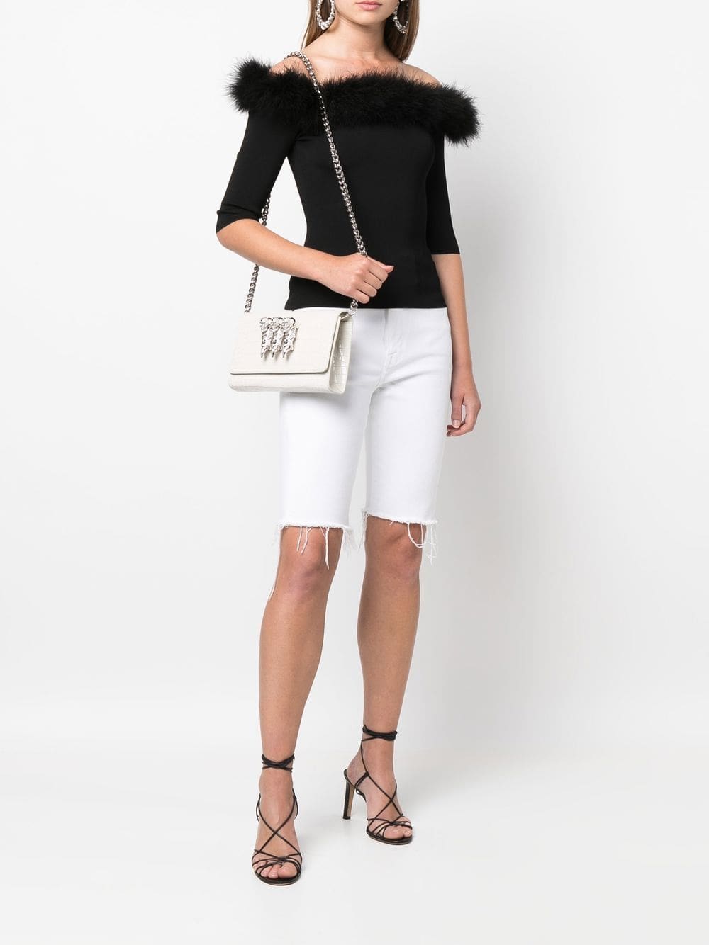 Philipp Plein skull-charm crossbody clutch bag - Image 2