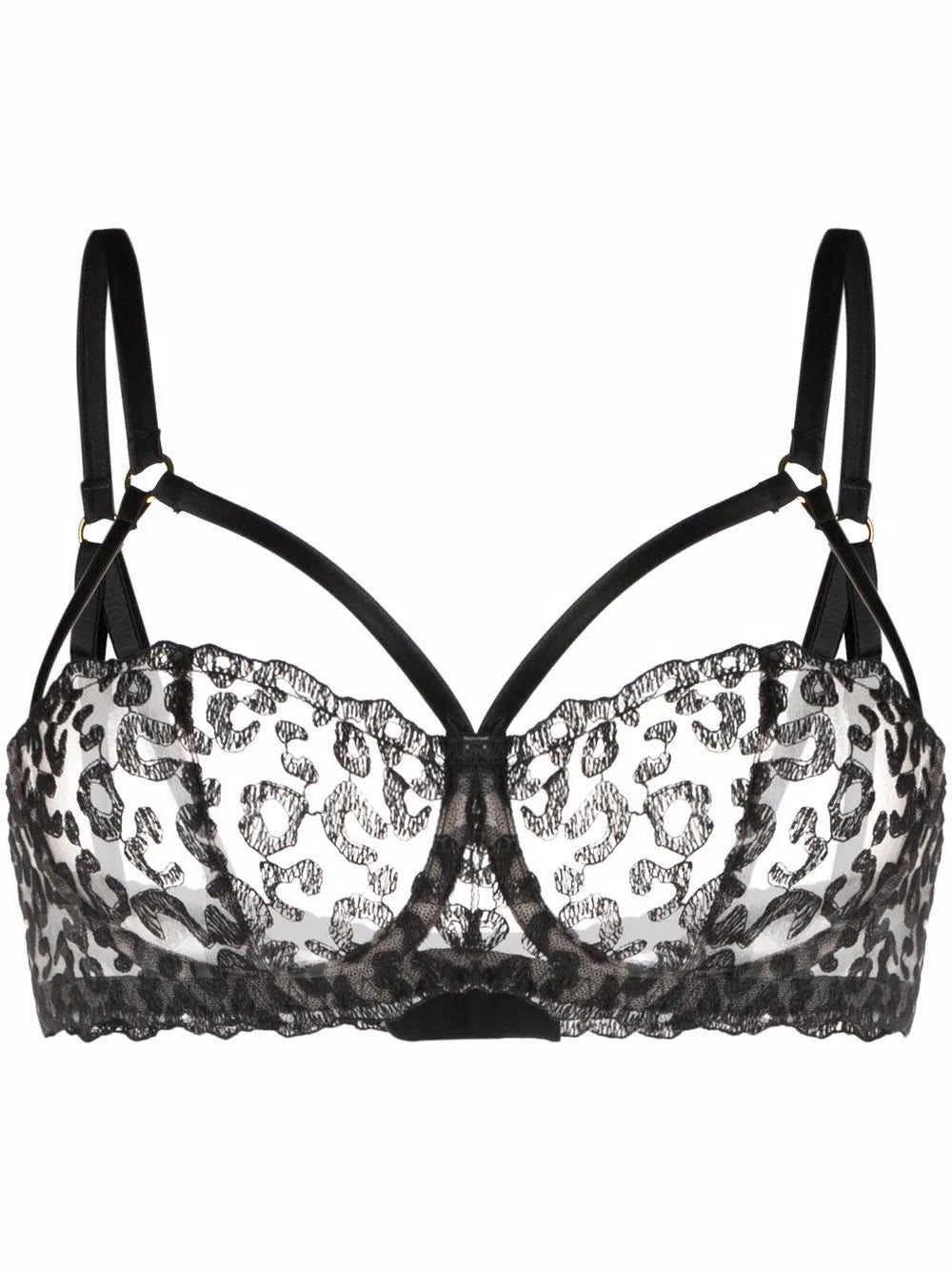 Fleur Of England Kittie caged-strap balcony bra