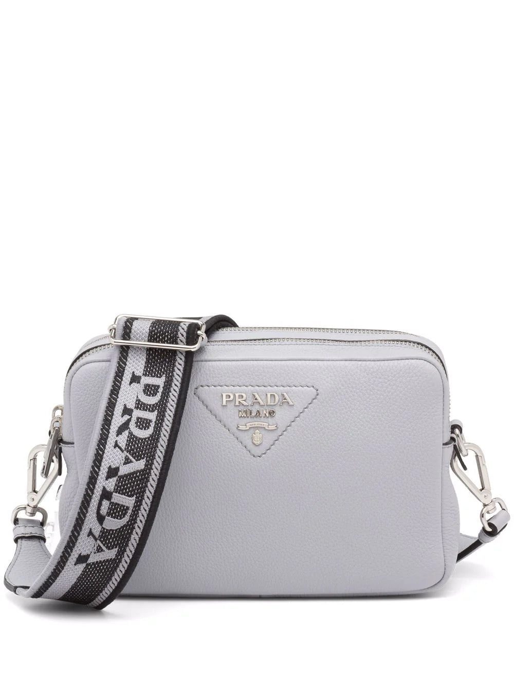 Prada Flou logo-plaque shoulder bag
