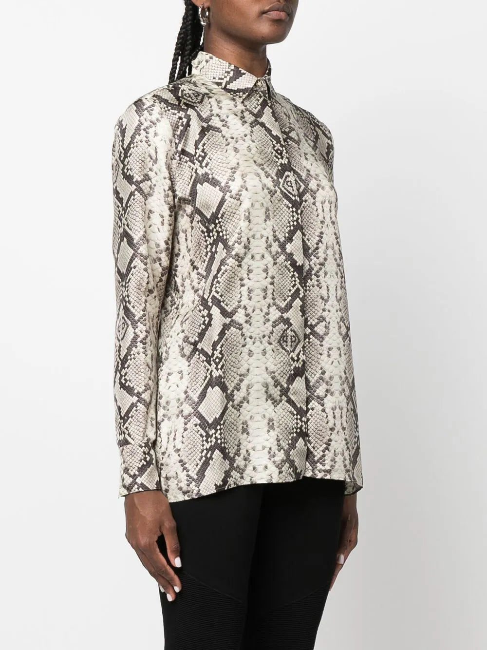 Philipp Plein snakeskin-print button-down shirt - Image 3