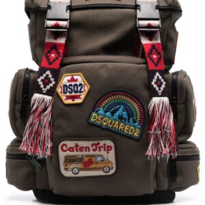 Dsquared2 logo-patches tassel backpack
