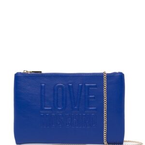 Love Moschino embossed logo crossbody bag