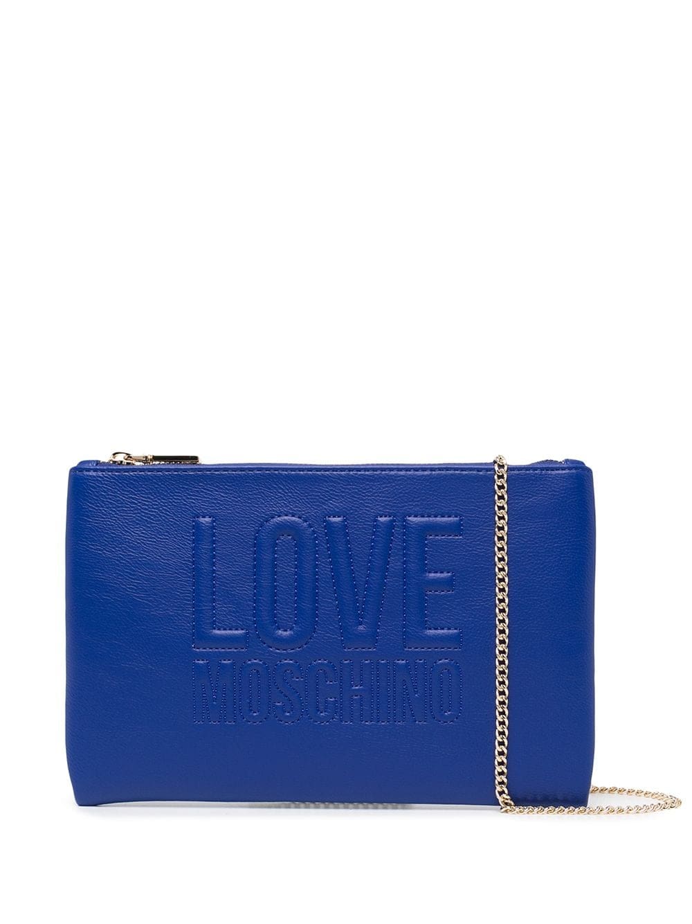 Love Moschino embossed logo crossbody bag