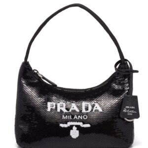 Prada  Re-Edition 2000 sequined Re-Nylon bag