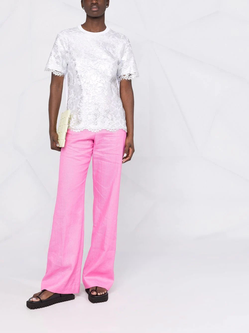 Valentino Garavani Blossom Macramé T-shirt - Image 2