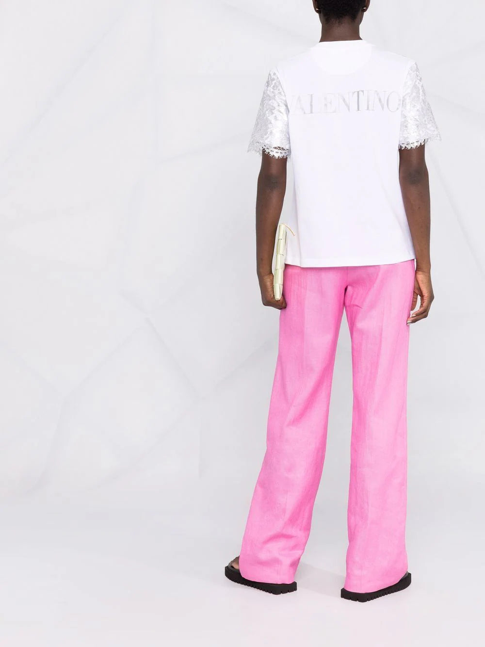 Valentino Garavani Blossom Macramé T-shirt - Image 4