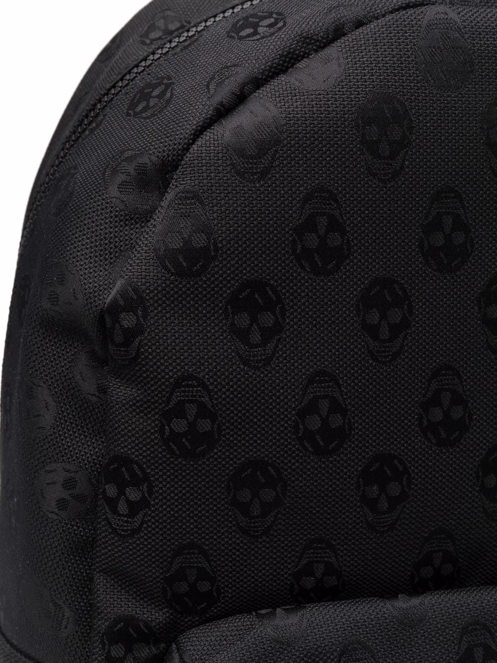 Alexander Mcqueen Biker Skull jacquard-logo backpack - Image 4