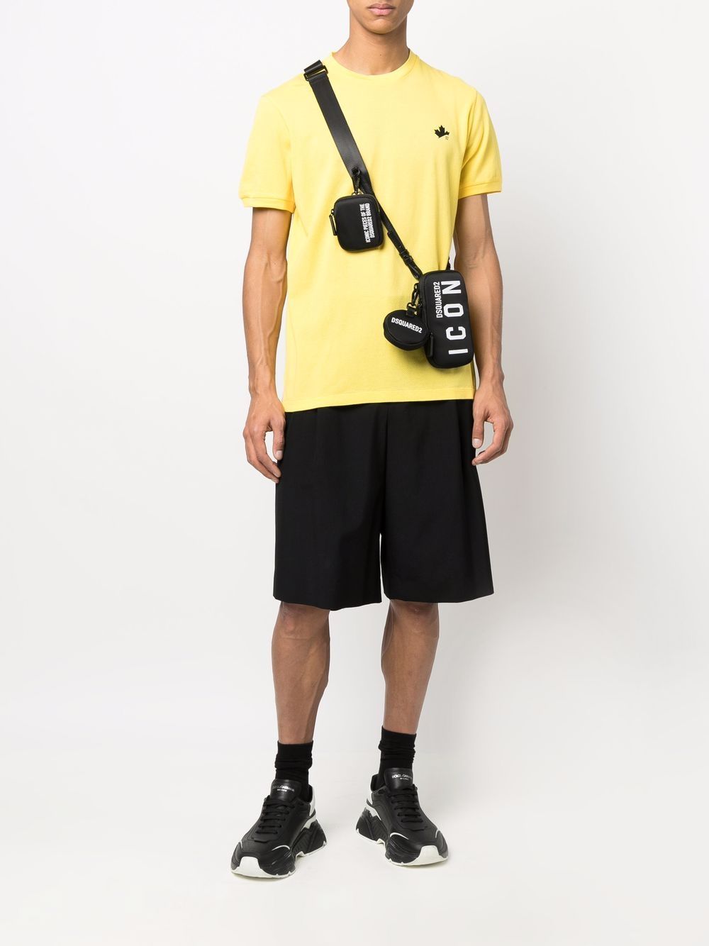 Dsquared2 Icon logo-print messenger bag - Image 2