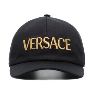 Versace embroidered-logo cotton cap