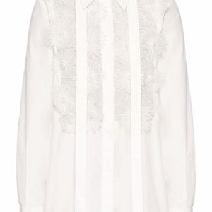 Valentino Garavani  appliqué-detail long-sleeve shirt