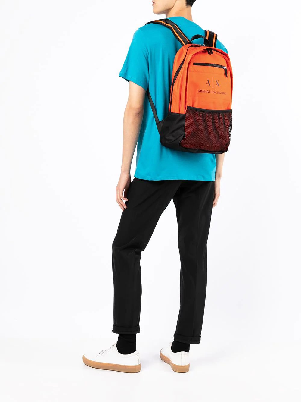Armani Exchange mesh-pocket backpack - Image 2