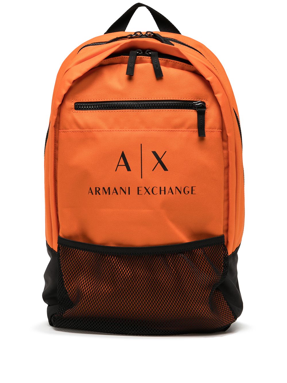 Armani Exchange mesh-pocket backpack