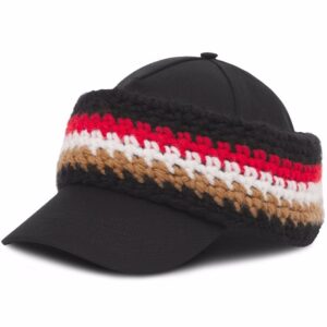Burberry knitted-headband baseball cap