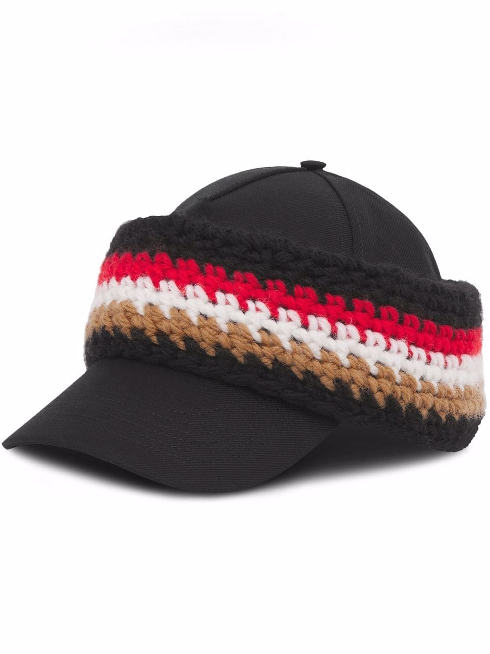 Burberry knitted-headband baseball cap