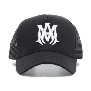 AMIRI MA logo trucker cap