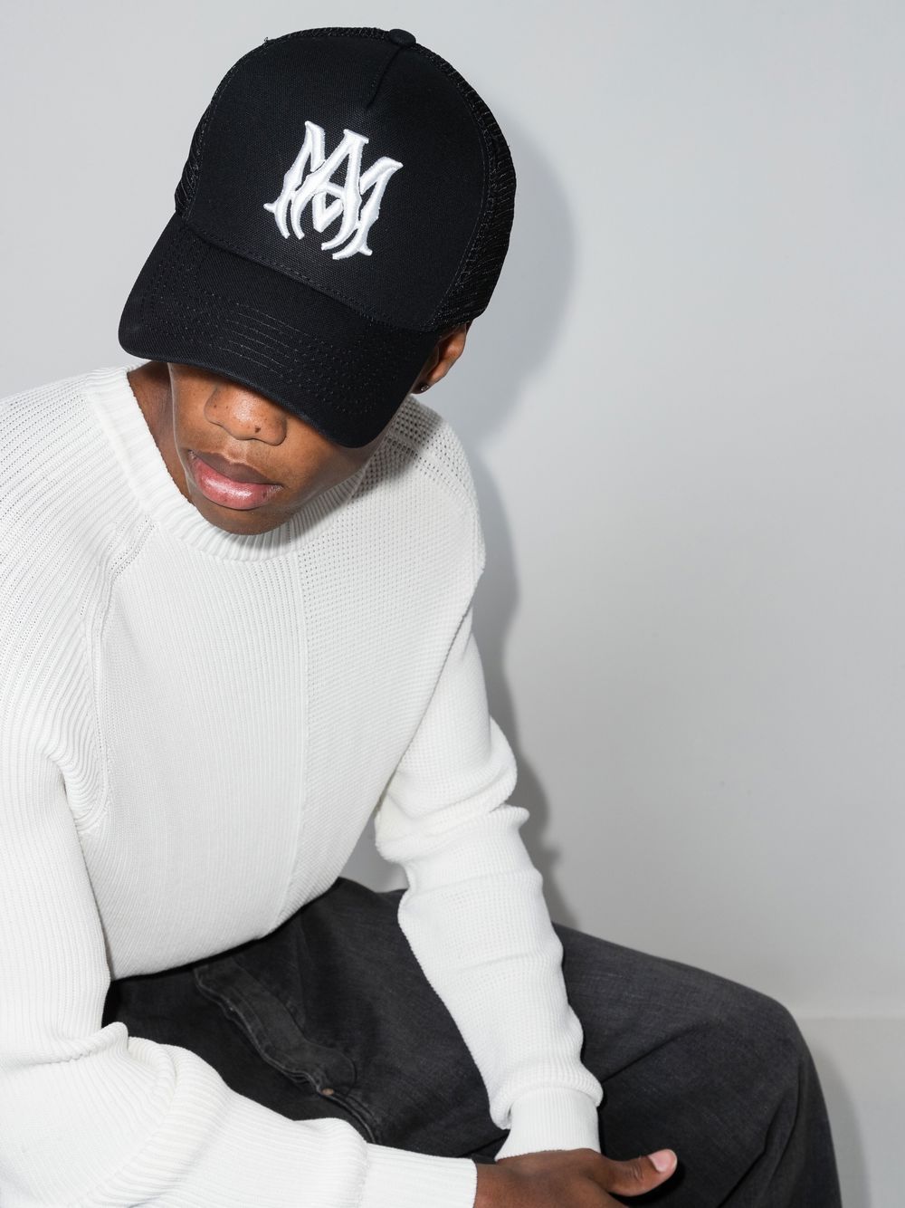 AMIRI MA logo trucker cap - Image 2