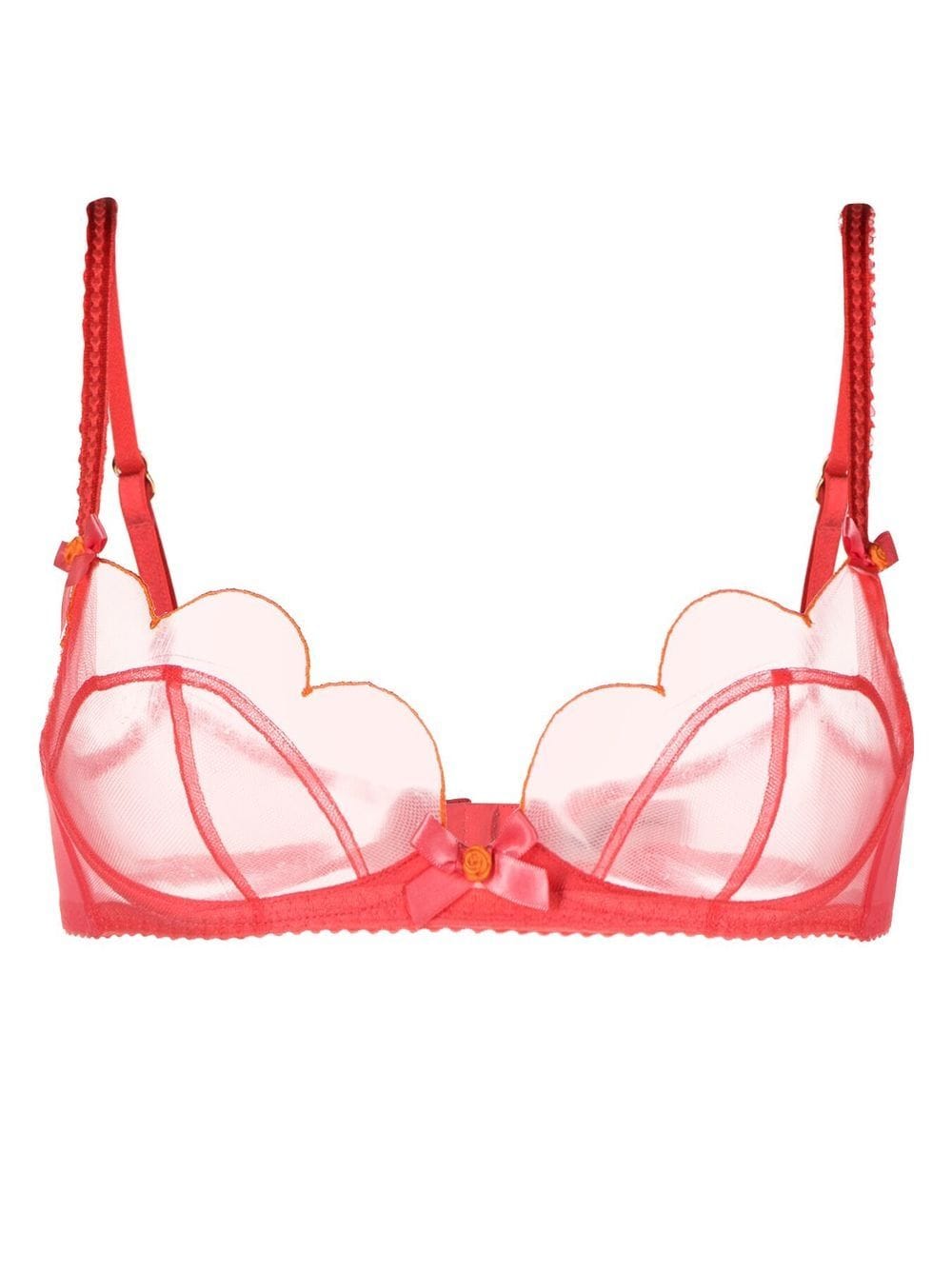 Agent Provocateur Lorna sheer scalloped bra