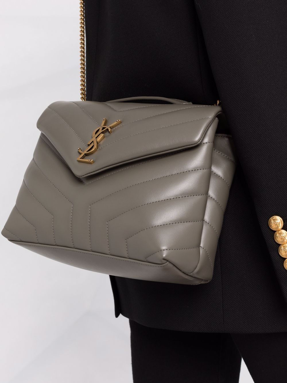 Saint Laurent Loulou quilted leather shoulder bag - Image 3