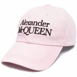Alexander McQueen embroidered logo cap