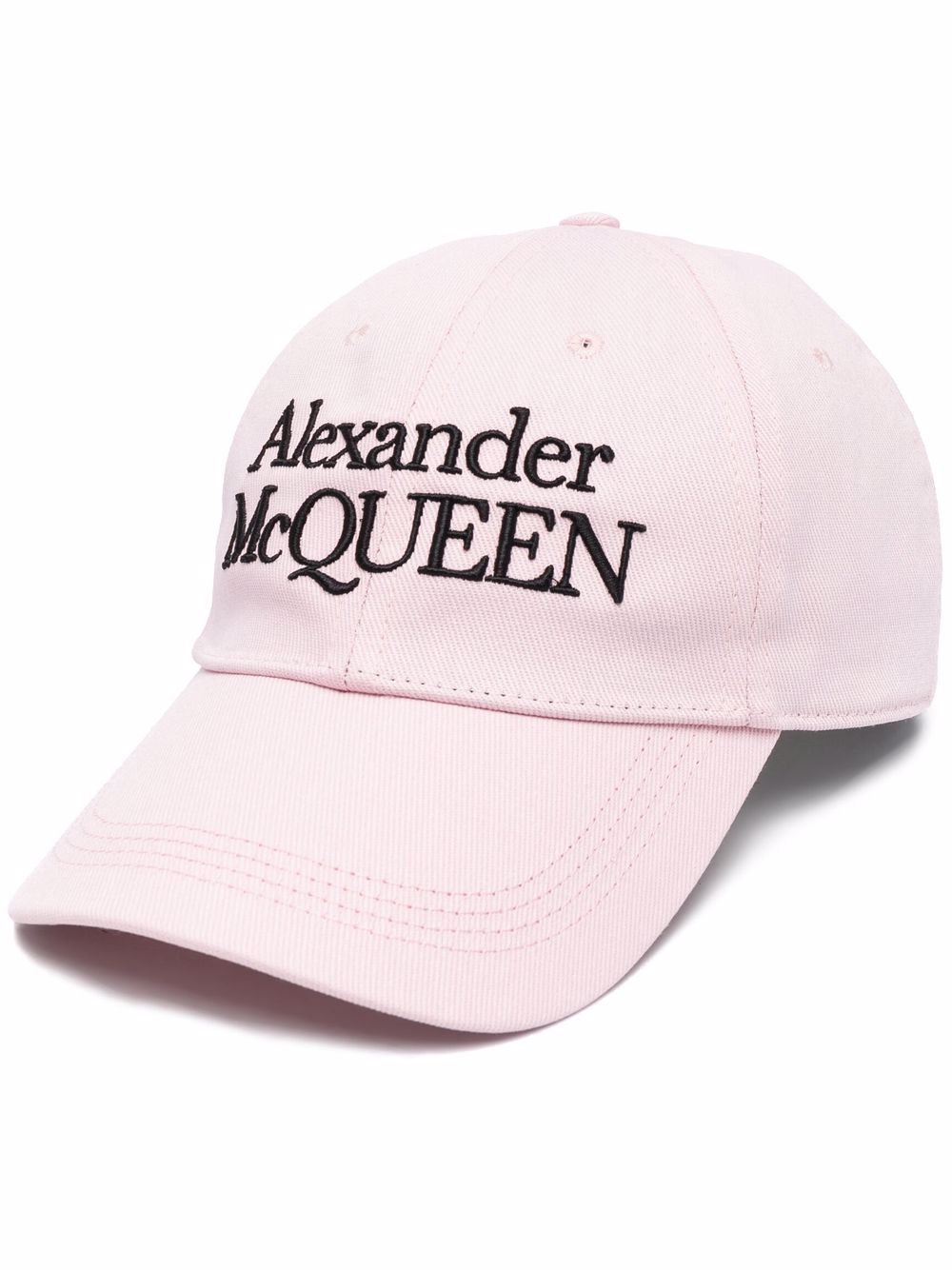 Alexander McQueen embroidered logo cap