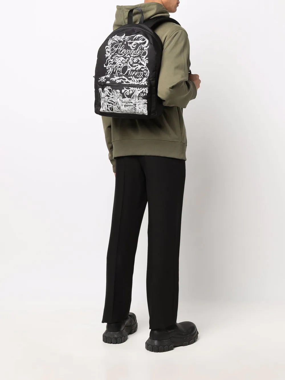 Alexander Mcqueen abstract-print backpack - Image 2