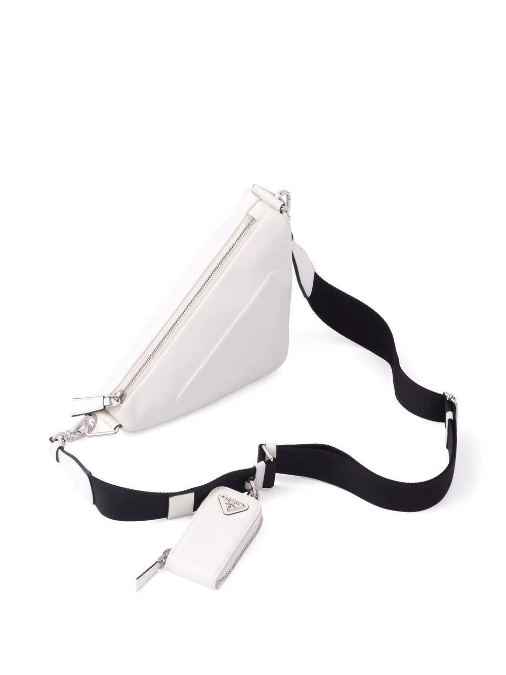 Prada logo plaque shoulder bag - Image 4