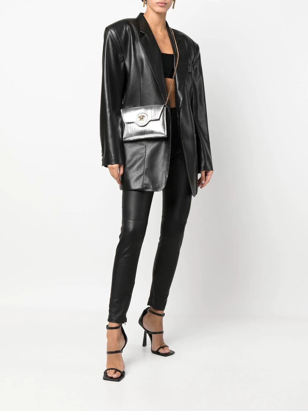 Versace La Medusa metallic shoulder bag - Image 2