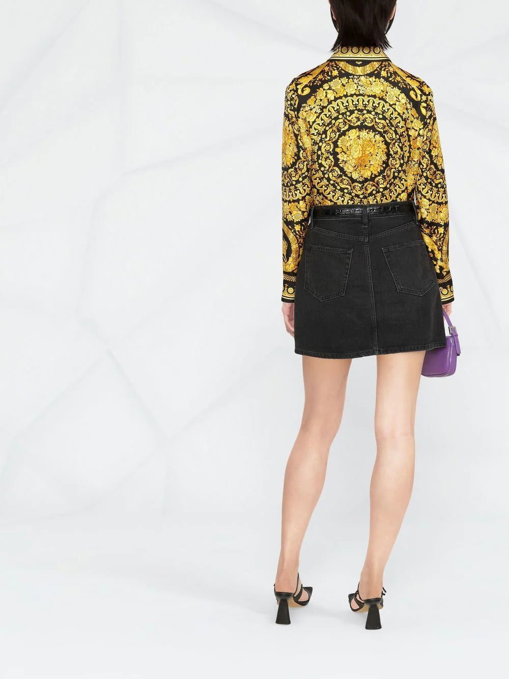 Versace Barocco-print long-sleeve shirt - Image 4