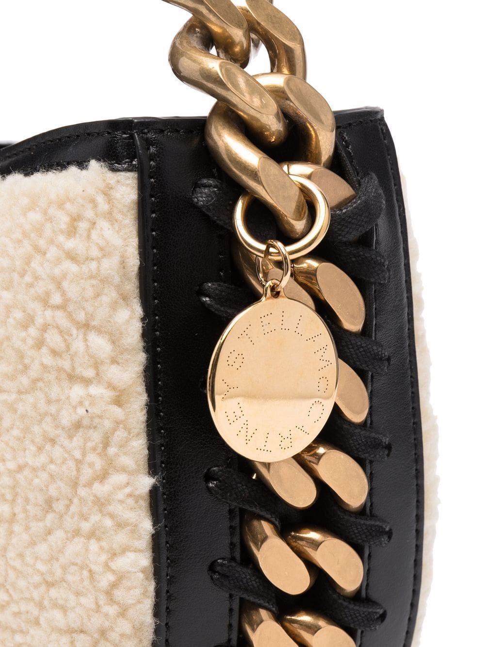 Stella McCartney small Frayme faux-shearling bag - Image 4