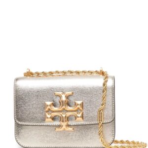 Tory Burch  Eleanor metallic-effect leather shoulder bag
