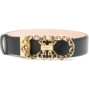 Ferragamo  gancini-buckle leather belt