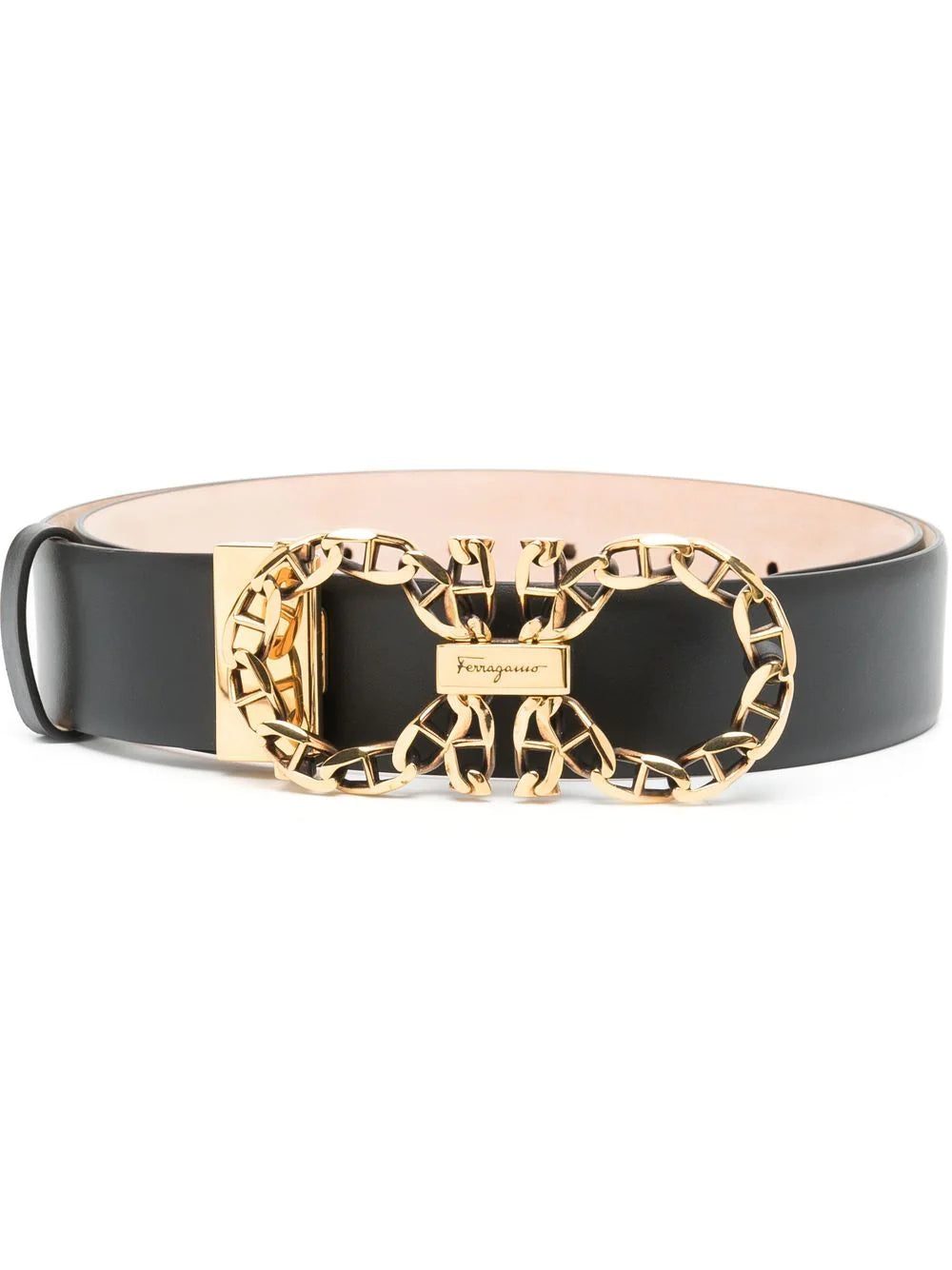 Ferragamo gancini-buckle leather belt
