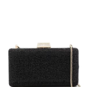 Jimmy Choo Clemmie crystal-embellished clutch