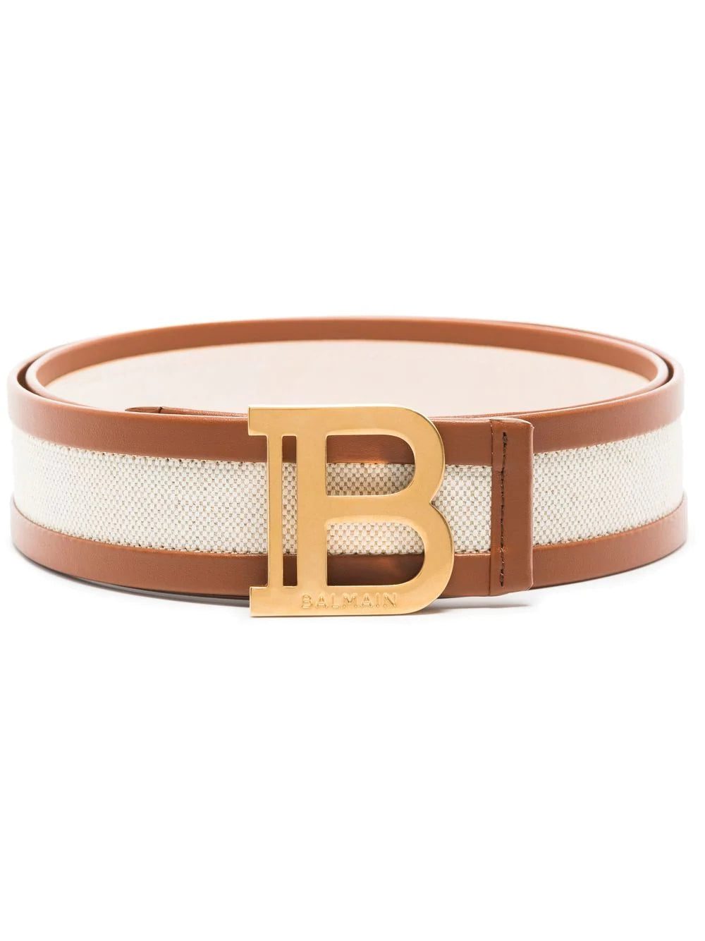 Balmain logo-buckle belt