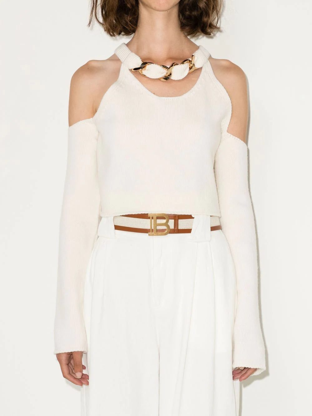 Balmain logo-buckle belt - Image 2
