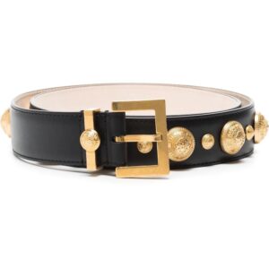 Balmain  coin-embellished wide belt