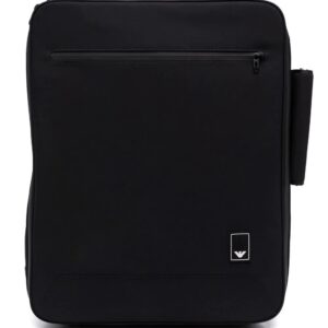 Emporio Armani logo zipped backpack