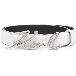 Karl Lagerfeld  K/Signature logo-plaque belt