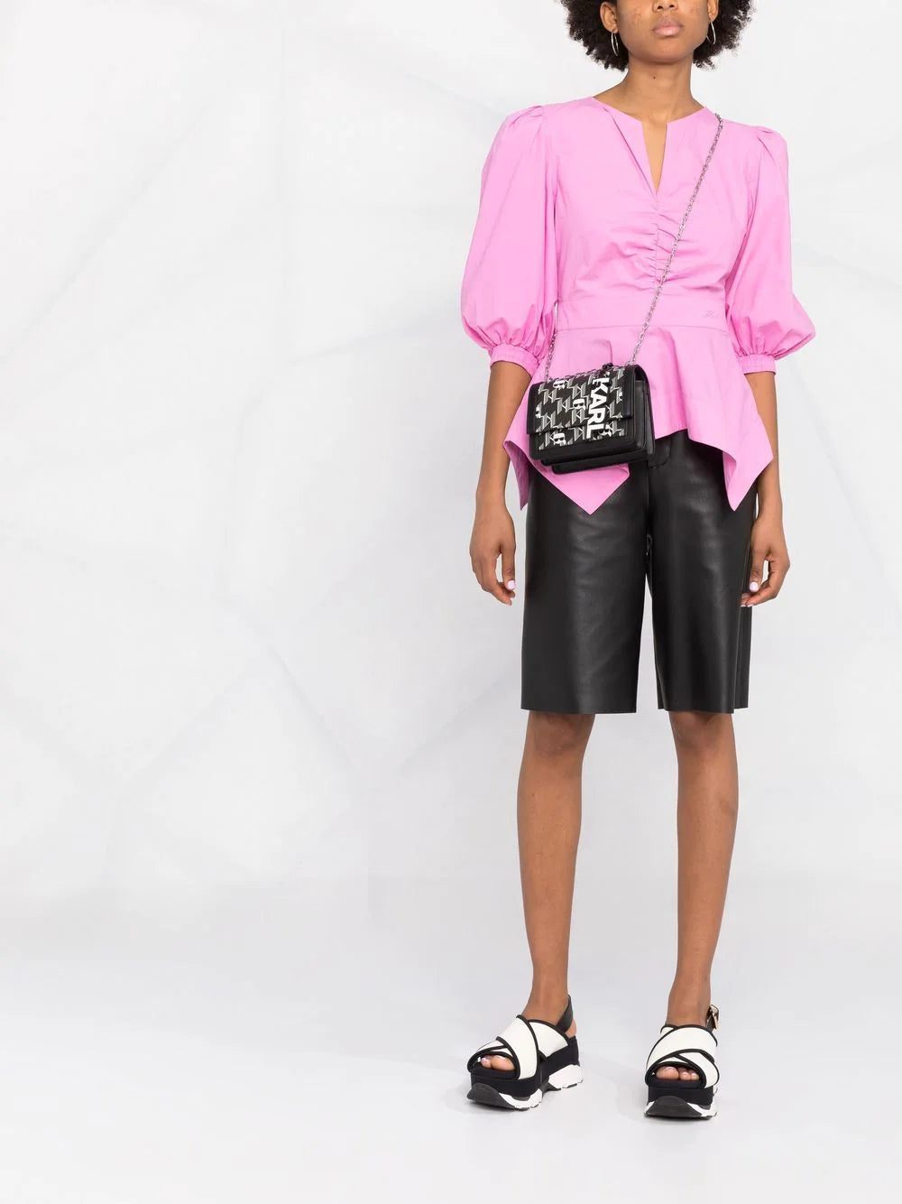 Karl Lagerfeld small K/IKonik shoulder bag - Image 2