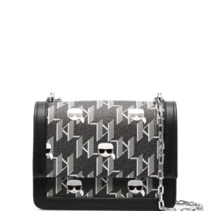 Karl Lagerfeld small K/IKonik shoulder bag