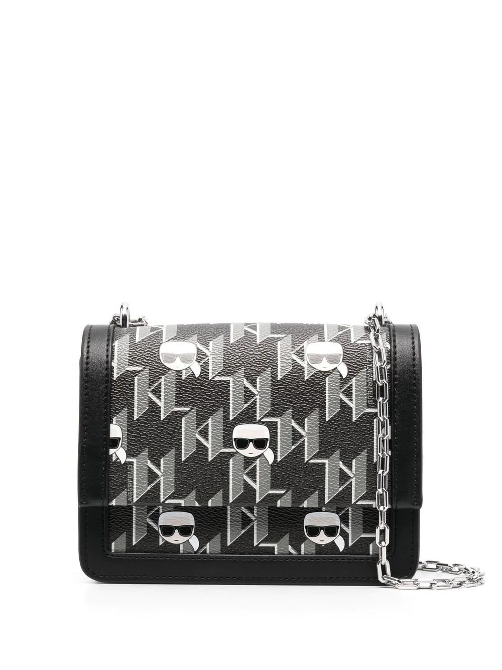 Karl Lagerfeld small K/IKonik shoulder bag