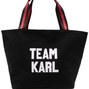 Karl Lagerfeld x Alled-Martinez logo-print tote bag