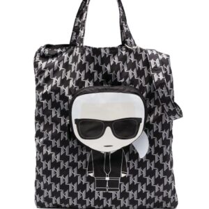 Karl Lagerfeld K/Ikonik Karl Pocket tote bag