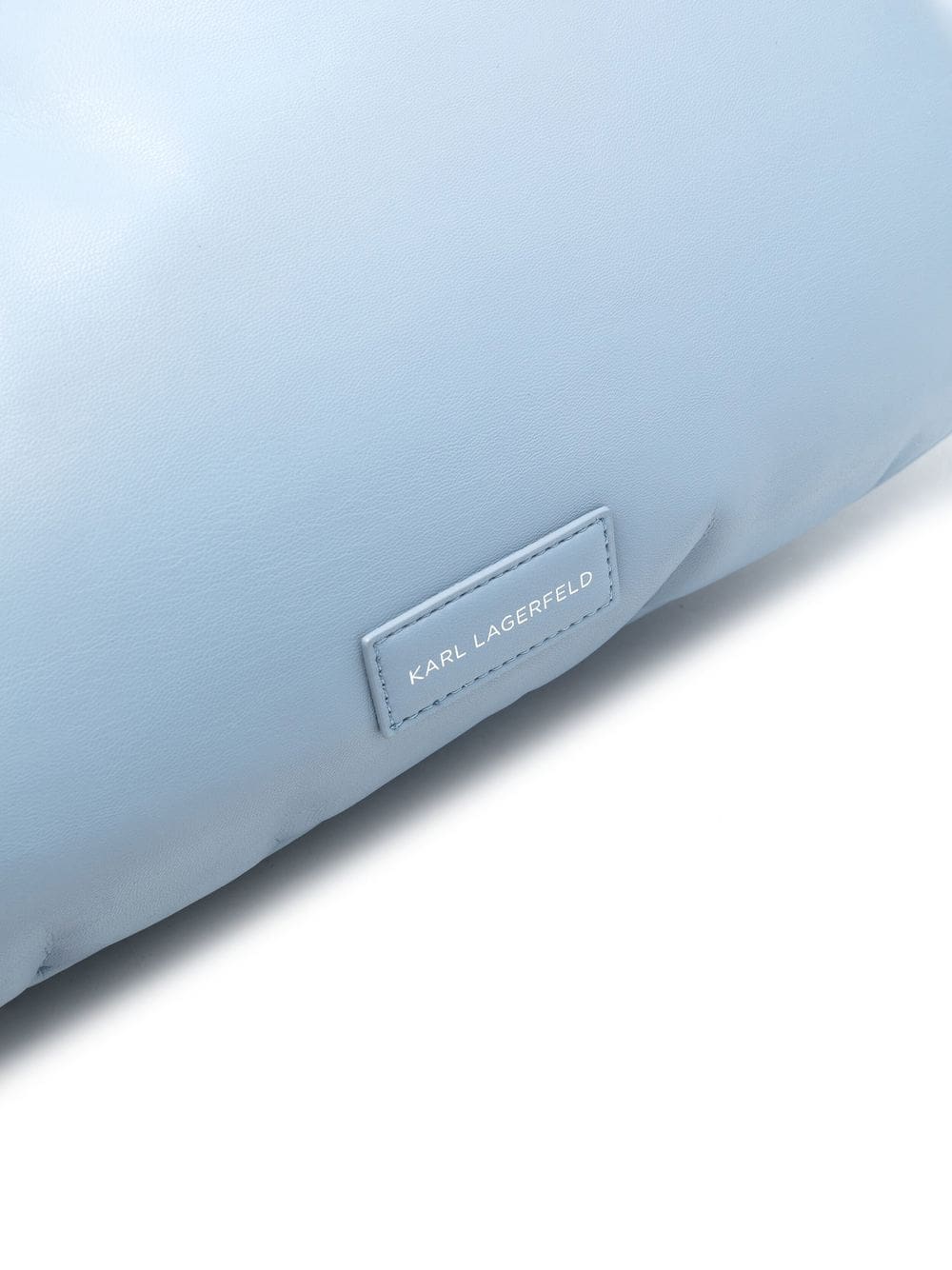 Karl Lagerfeld K/Knotted medium padded shoulder bag - Image 5