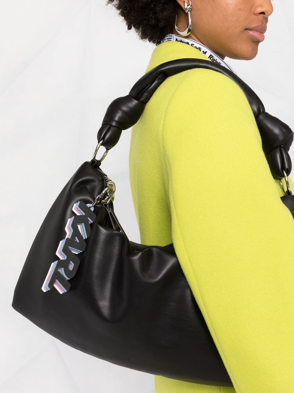 Karl Lagerfeld K/Knotted padded shoulder bag - Image 3