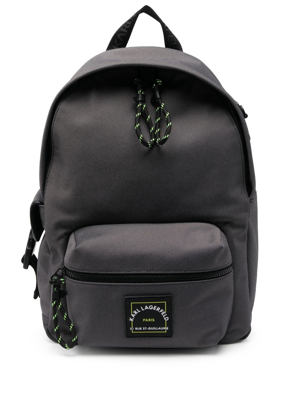 Karl Lagerfeld logo-patch backpack