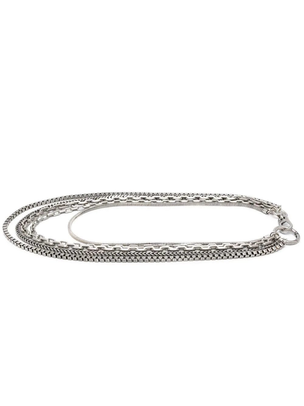 Karl Lagerfeld x Alled-Martinez layered multi-chain belt