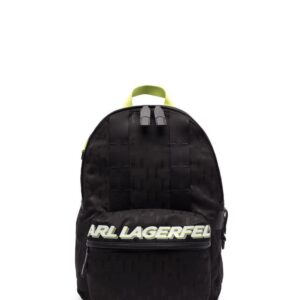 Karl Lagerfeld logo zipped backpack